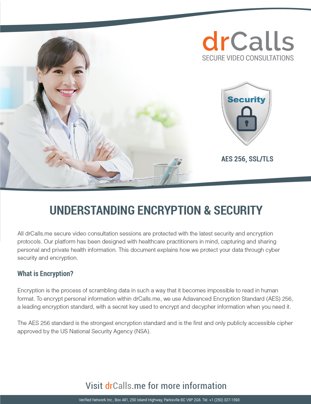 drCalls.me | Understanding Encryption & Security InfoSheet